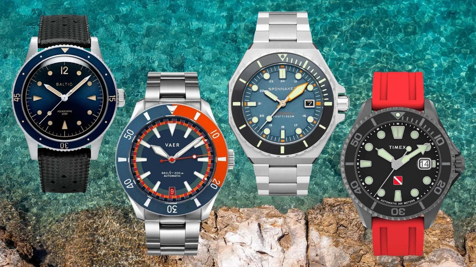 4 Watches with the Top Materials for Water-Resistant Watches